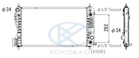 KOYO PL313276 - RADIADOR OPEL INSIGNIA