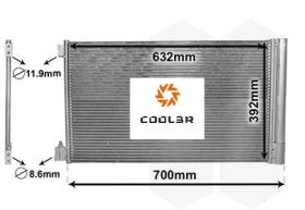 R.D. 105520K8C1S - CONDENSADOR OPEL INSIGNIA