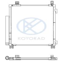 KOYO CD010459M - CONDENSADOR TOYOTA IQ