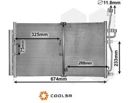 R.D. 105565K8C1 - CONDENSADOR CHEVROLET CAPTIVA