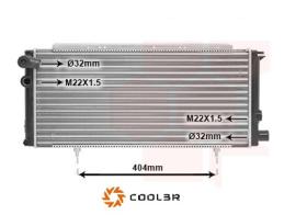 R.D. PE628 - RADIADOR PEUGEOT 205 GTI/DIESEL