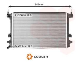 R.D. 1013A2081 - RADIADOR AUDI A1- SEAT ARONA - VW