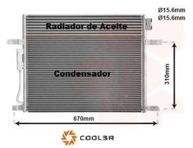 R.D. 103430K8C1 - CONDENSADOR JEEP GRAND CHEROKE