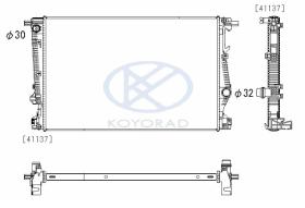 KOYO PL333103 - RADIADOR JEEP CHEROKEE 2.2D