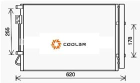 R.D. 1040B2K8C1S - CONDENSADOR HYUNDAI I20