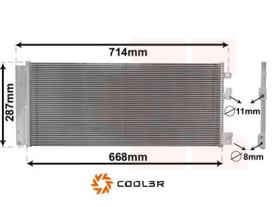 R.D. 1055A1K8C1S - CONDENSADOR OPEL CORSA E