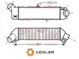 R.D. 106713J81 - INTERCOOLER SEAT IBIZA-CORDOBA