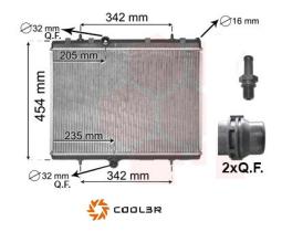 R.D. 14636029 - RADIADOR CITROEN BERLINGO/PEUGEOT 3008