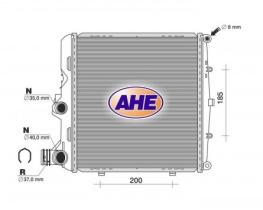 AHE 135014 - RADIADOR PORSCHE 911(997)-DCHO