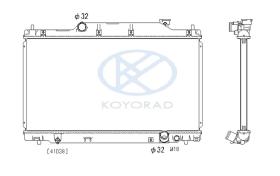 KOYO PL081578 - RADIADOR HONDA CIVIC VII 2.0 TYPE R 01-05