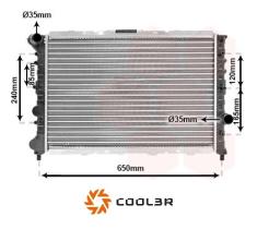 R.D. AR202 - RADIADOR ALFA ROMEO 156