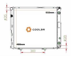 R.D. 1440017 - RADIADOR MERCEDES W124 200D-300D