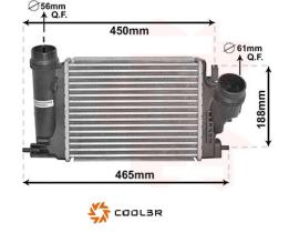 R.D. 1027X1J81 - INTERCOOLER NISSAN X-TRAIL