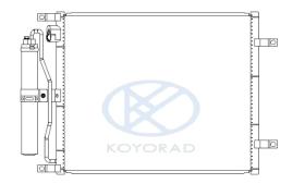 KOYO CD021014 - CONDENSADOR NISSAN MICRA K12-NOTE