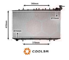 R.D. DN497 - RADIADOR NISSAN PRIMERA 1.6