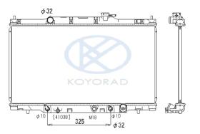 KOYO PL081259 - RADIADOR HONDA CRV A/T