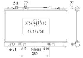 KOYO PL061679 - RADIADOR MAZDA 6 A/T