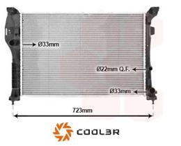 R.D. 1050C1087 - RADIADOR MERCEDES W176-C117-X156