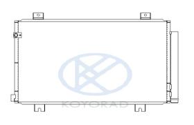 KOYO CD081151 - CONDENSADOR HONDA CIVIC X