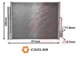 R.D. 105546K8C1S - CONDENSADOR OPEL MERIVA