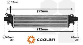 R.D. 1055B2J82 - INTERCOOLER OPEL CORSA E