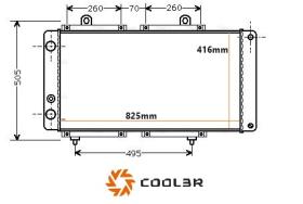 R.D. 105701082 - RADIADOR FIAT DUCATO 2.5D/CITROEN