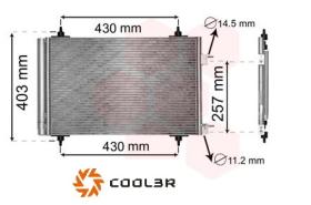 R.D. 105711K8C1S - CONDENSADOR CITROEN C4-BERLINGO