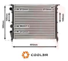 R.D. 10600608A4 - RADIADOR RENAULT CLIO I-EXPRESS