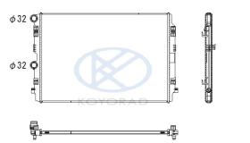 KOYO PL863778 - RADIADOR AUDI A3 / VW CADDY / SEAT