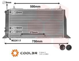 R.D. AI090 - RADIADOR AUDI 80 86-91