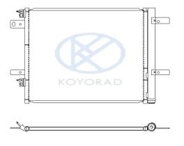 KOYO CD471159 - CONDENSADOR CITROEN-PEUGEOT