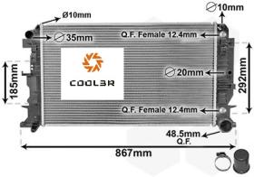 R.D. 105065082 - RADIADOR MERCEDES SPRINTER-VW CRAFTER A/T