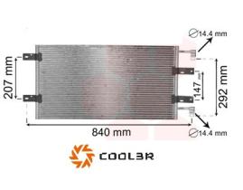 R.D. 106026K8C2 - CONDENSADOR NISSAN PRIMASTAR `05