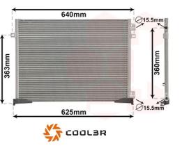 R.D. 106027K8C3S - CONDENSADOR OPEL-RENAULT-NISSAN