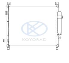 KOYO CD021024 - CONDENSADOR NISSAN NOTE