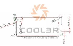 R.D. 1455019 - RADIADOR PEUGEOT 205