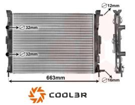 R.D. 145430001 - RADIADOR RENAULT MEGANE -02