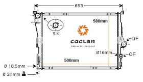 R.D. 102055085 - RADIADOR BMW X3