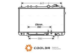 R.D. 104010081 - RADIADOR HYUNDAI LANTRA A/T