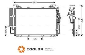 R.D. 104035K8C1S - CONDENSADOR HYUNDAI MATRIX