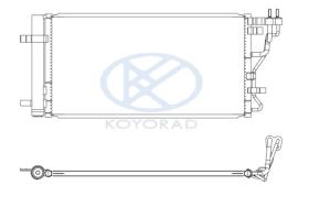 KOYO CD811256 - CONDENSADOR HYUNDAI KONA