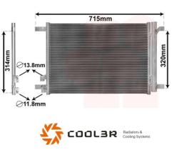 R.D. 16CA521A - CONDENSADOR AUDI A3 `12-VW-SEAT