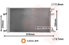 R.D. 16CA522 - CONDENSADOR OPEL ASTRA J