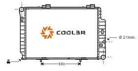 R.D. 16PA0719 - RADIADOR MERCEDES W202 CLASE C A/T