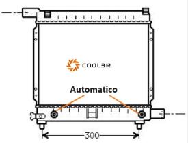 R.D. 1440025 - RADIADOR MERCEDES W201 A/T