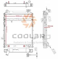 R.D. 1413131 - RADIADOR ISUZU ELF