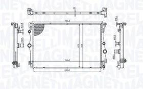 MAGNETI MARELLI BM2164 - RADIADOR MERCEDES W177-W247