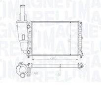 MAGNETI MARELLI BM2121 - RADIADOR FIAT PUNTO 55