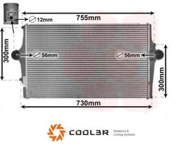 R.D. VO249 - INTERCOOLER VOLVO S60-S80