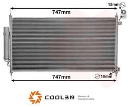 R.D. 103857K8C2S - CONDENSADOR HONDA FRV